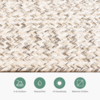 In- & Outdoor Jute Teppich - Bali Weiß - thumbnail 6
