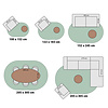 In- & Outdoor Jute Teppich Oval - Bali Beige - thumbnail 8