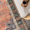 In- & Outdoor Teppich Vintage - Kairo Medaillon Terra Dunkelblau - thumbnail 3