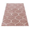 Berberteppich - Agadir Circle Rosa Creme - thumbnail 2