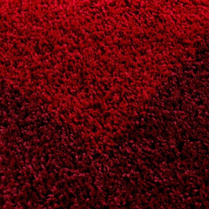 Hochflor Läufer - Edge Rot - 1