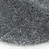 Hochflor Teppich Rund - Fuzzy Grau - thumbnail 2