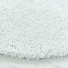 Hochflor Teppich Rund - Fuzzy Weiß - thumbnail 3
