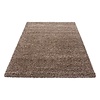 Hochflor Teppich - Life Hellbraun - thumbnail 1
