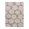 Teppich Kinderzimmer - Bowie Blume Taupe - thumbnail 1