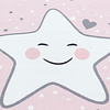 Kinderteppich - Pleun Stern Rosa - thumbnail 6