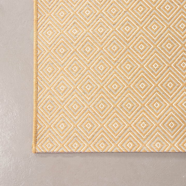 In- & Outdoor Teppich - Summer Tile Gelb - 6