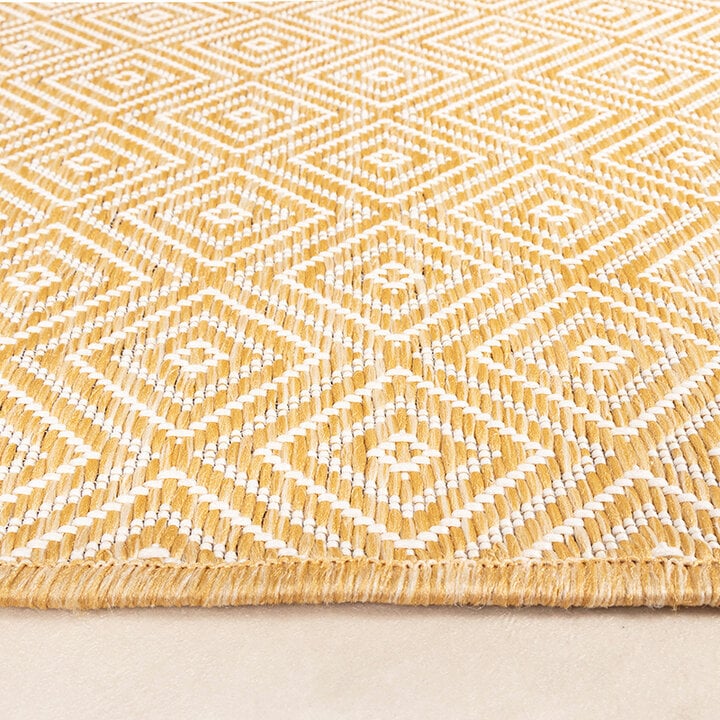 In- & Outdoor Teppich - Summer Tile Gelb - 7