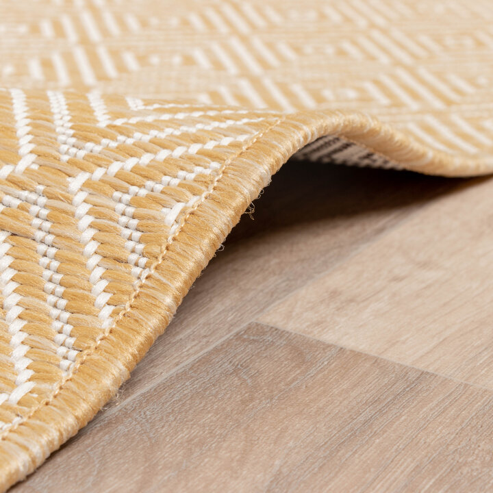 In- & Outdoor Teppich - Summer Tile Gelb - 8