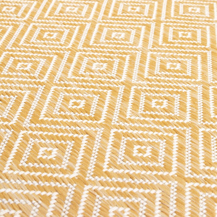 In- & Outdoor Teppich - Summer Tile Gelb - 9