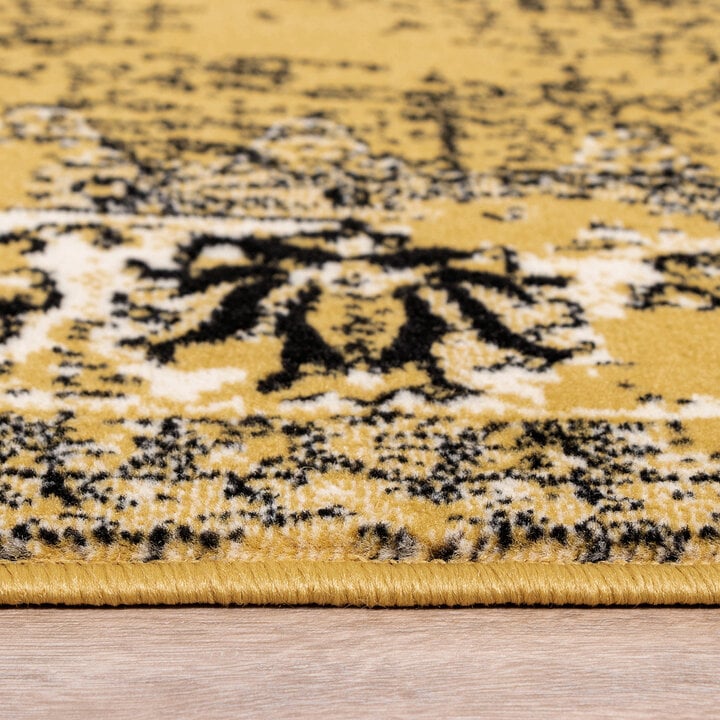 Teppich Vintage - Wonder Gelb Schwarz - 6
