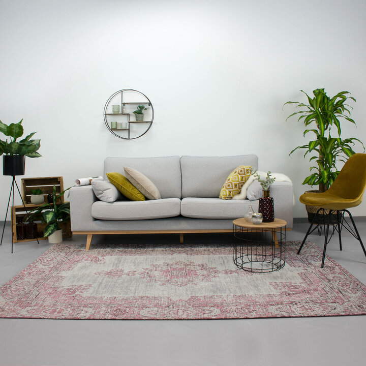 Teppich Vintage - Dreams Grau Rosa - 2