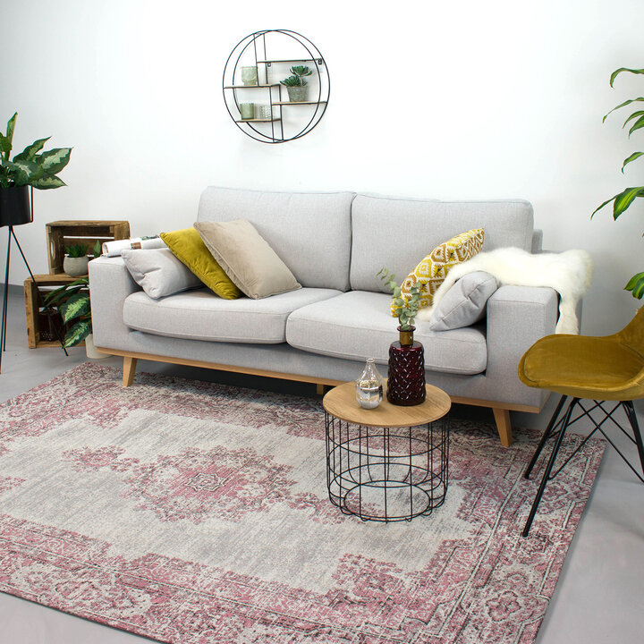 Teppich Vintage - Dreams Grau Rosa - 3