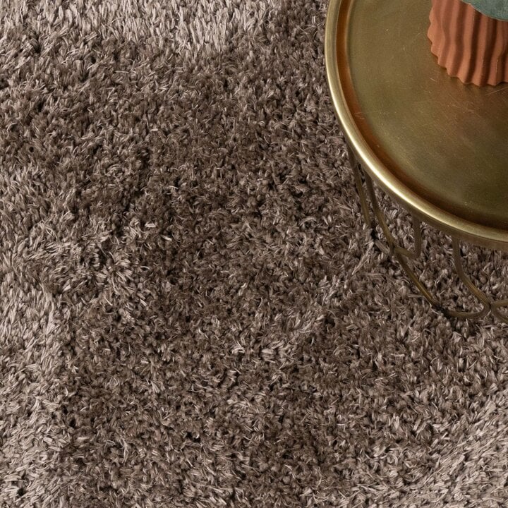 Shaggy Teppich Oval - Blaze Taupe - 3