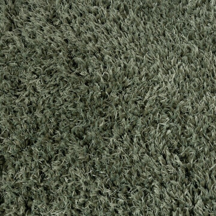 Shaggy Teppich Rund - Blaze Grün - 4
