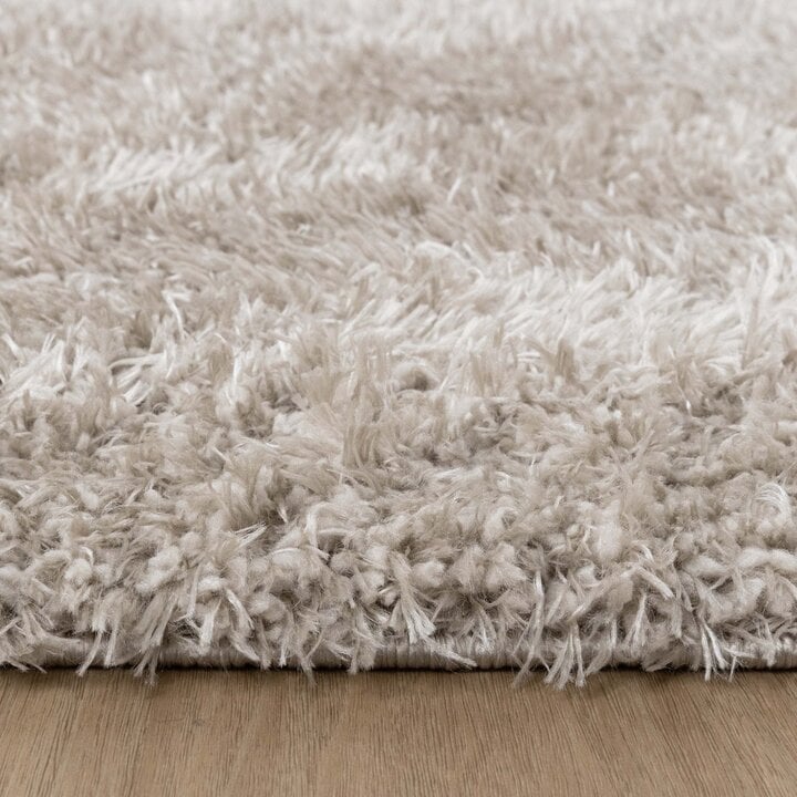 Shaggy Teppich - Blaze Beige Grau - 6