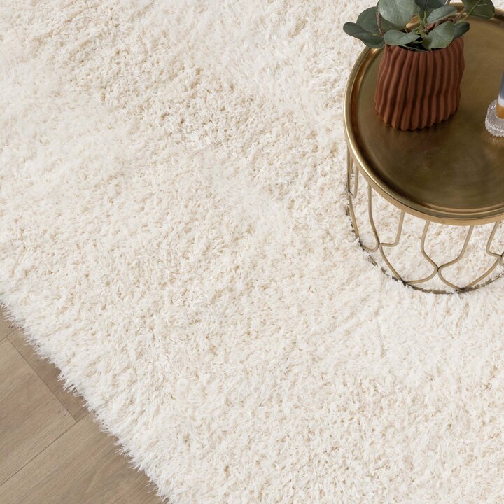 Shaggy Teppich - Blaze Weiß - 3