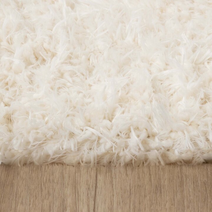 Shaggy Teppich - Blaze Weiß - 6