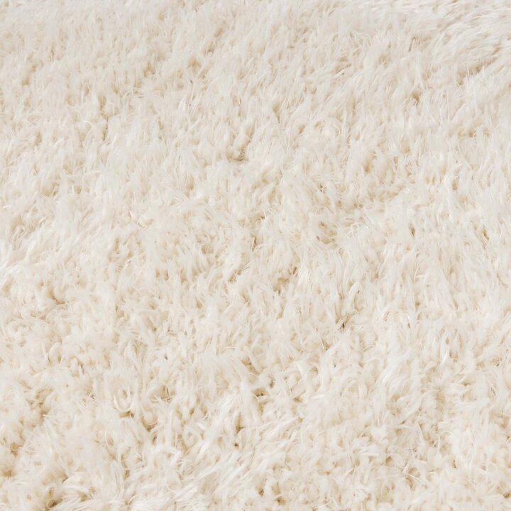 Shaggy Teppich Oval - Blaze Weiß - 4