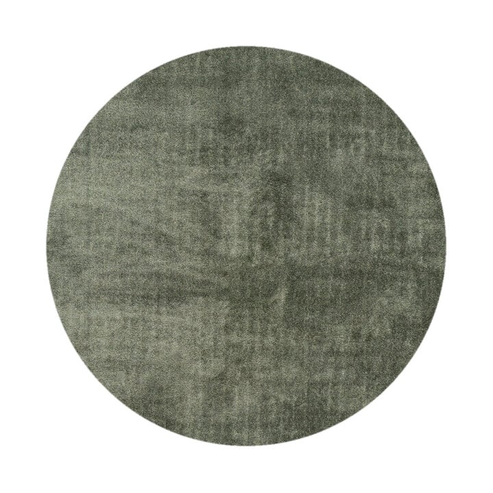 Waschbarer Teppich Rund - Clean Grün - 1