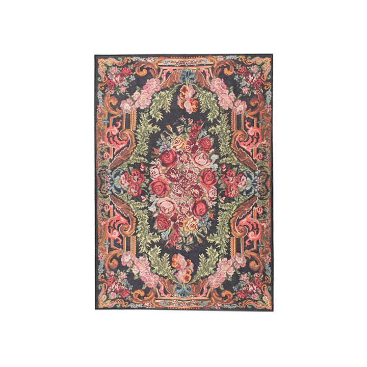 Blumen Teppich - Estate Rosen Kelim Gold - 1