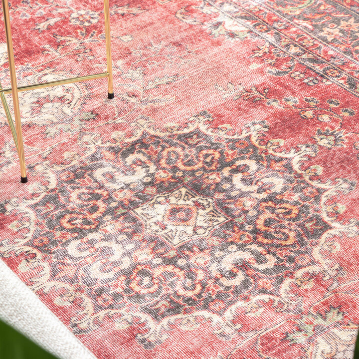 Teppich Vintage - Estate Medaillon Rot - 6