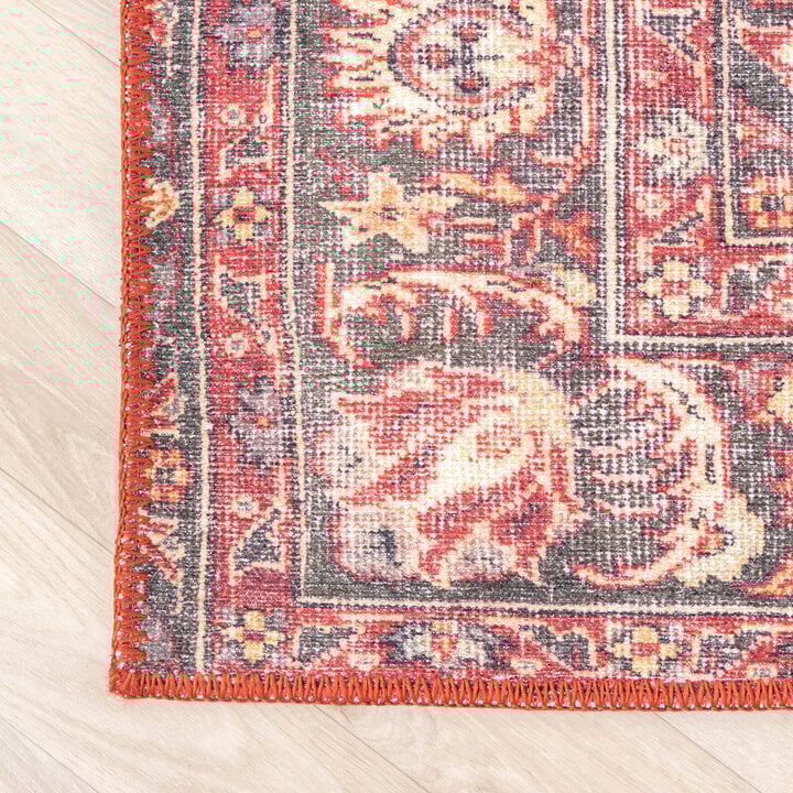 Teppich Vintage - Estate Medaillon Rot - 7