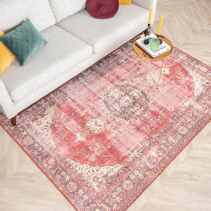 Teppich Vintage - Estate Medaillon Rot - 4