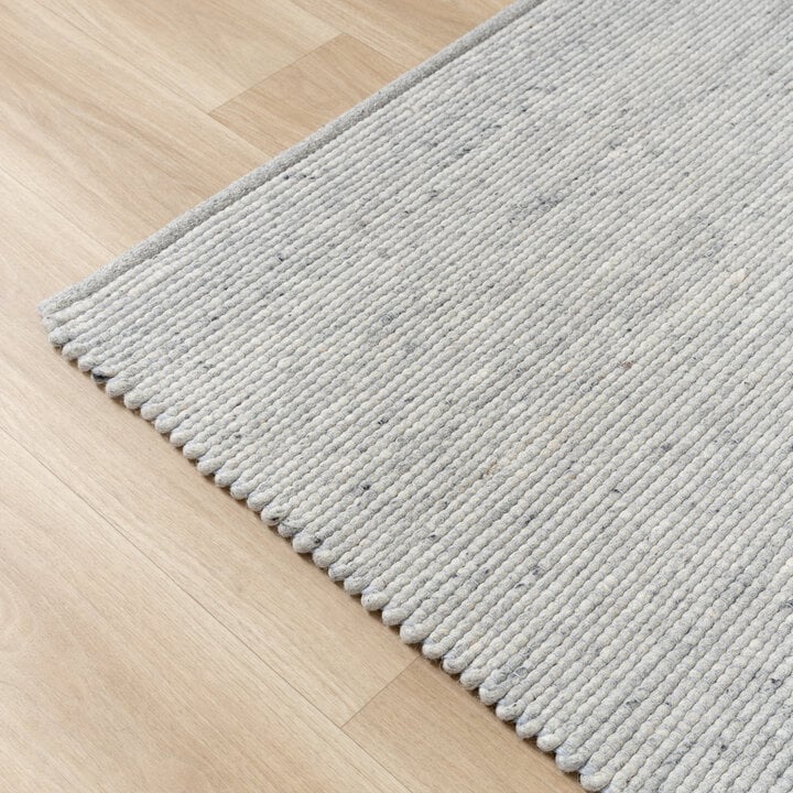 Wollteppich - Wise Grau Weiß 609 - 3