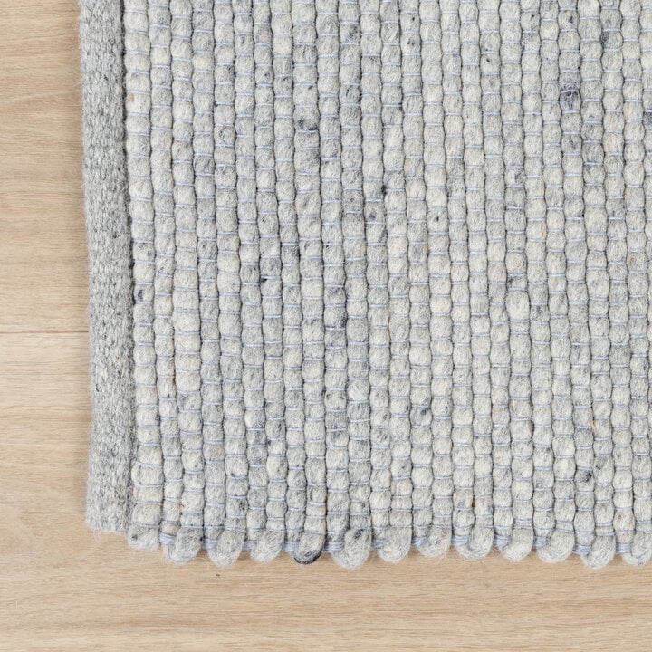 Wollteppich - Wise Grau Weiß 609 - 5