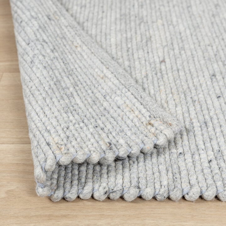 Wollteppich - Wise Grau Weiß 609 - 7