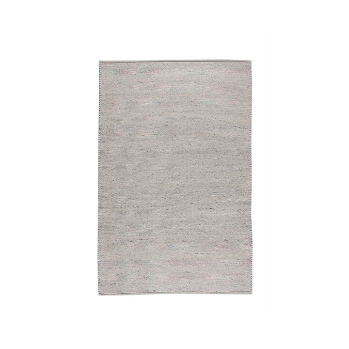 Wollteppich - Wise Grau Weiß 609 - 1