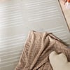 Puzzlematte - Alfie Stripes Grau/Beige - thumbnail 2