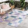 Retro In- & Outdoorteppich - Pop Cubes Lila - thumbnail