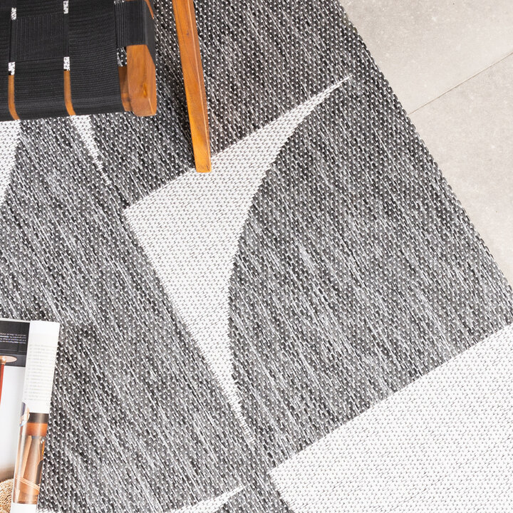 In- & Outdoor Teppich - Summer Shapes Grau - 3