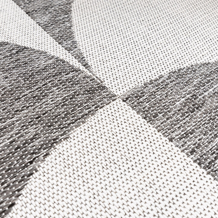 In- & Outdoor Teppich - Summer Shapes Grau - 4