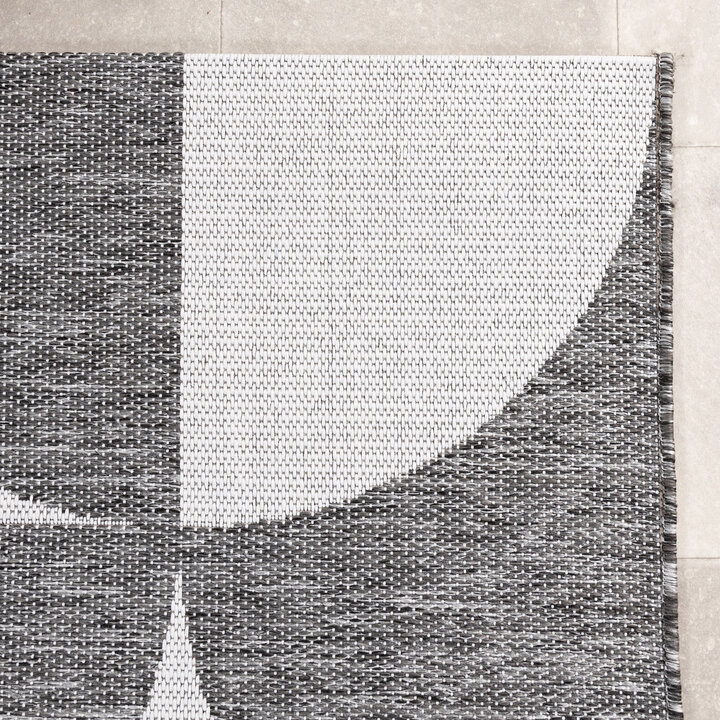 In- & Outdoor Teppich - Summer Shapes Grau - 5