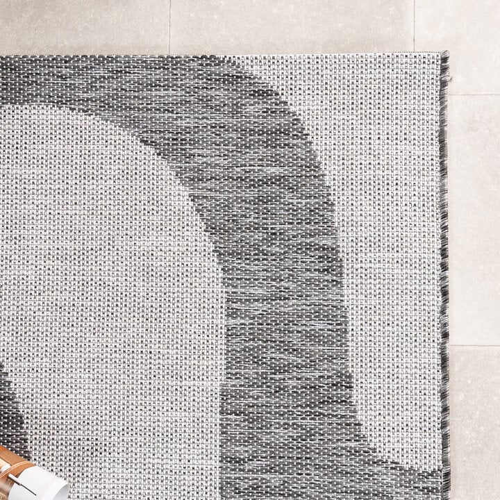 In- & Outdoor Teppich - Summer Swirl Grau - 5