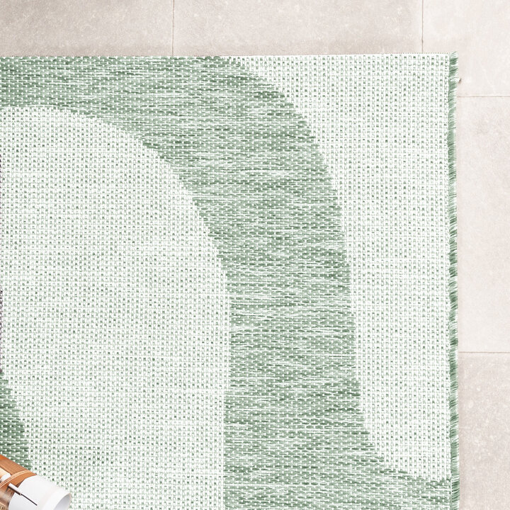 In- & Outdoor Teppich - Summer Swirl Grün - 5