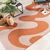 In- & Outdoor Teppich - Summer Swirl Terracotta - thumbnail