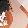 In- & Outdoor Teppich - Summer Swirl Terracotta - thumbnail 3