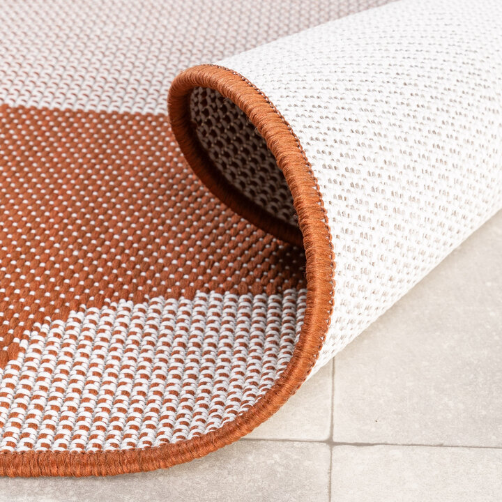 In- & Outdoor Teppich - Summer Swirl Terracotta - 7