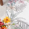 Rund Outdoor Teppich - Poppy Creme - thumbnail 2