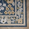 In - & Outdoorteppich - Bloom Oriental Blau - thumbnail 4