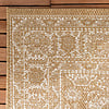 In- & Outdoor Jute Teppich - Daisy Medaillon Weiß - thumbnail 4