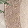 In- & Outdoor Teppich Rund - Sierra Border Creme Beige - thumbnail 3