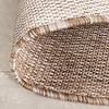 In- & Outdoor Teppich Rund - Sierra Border Creme Beige - thumbnail 7