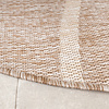 In- & Outdoor Teppich Rund - Sierra Curves Beige Creme - thumbnail 6
