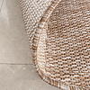 In- & Outdoor Teppich Rund - Sierra Curves Beige Creme - thumbnail 7