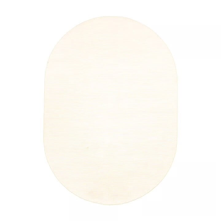 Wollteppich Oval - Feline Weiß - 1